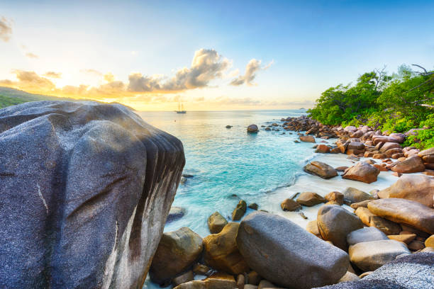 istock Anse Lazio beach in Seychelles 1455216184