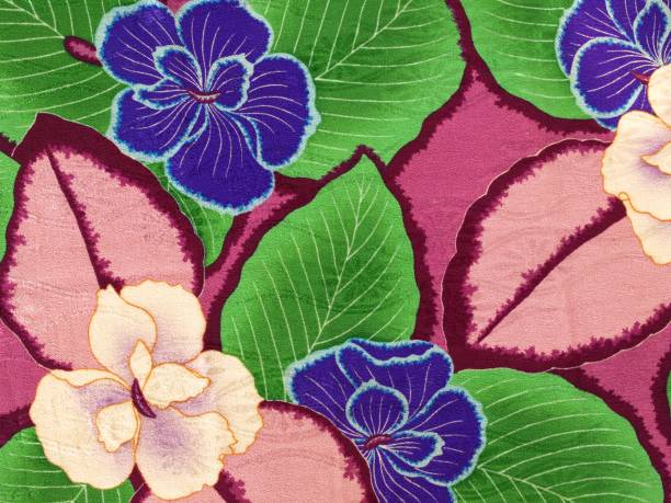 istock Japanese floral cloth 1455223325