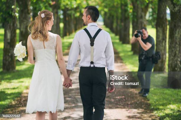 Wedding Photoshoot Stock Photo - Download Image Now - 20-29 Years, 30-39 Years, Adult