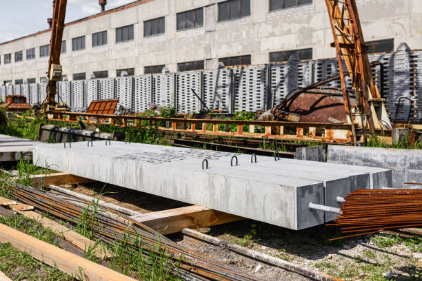 Close up of Engineering Bolts and Metal Construction