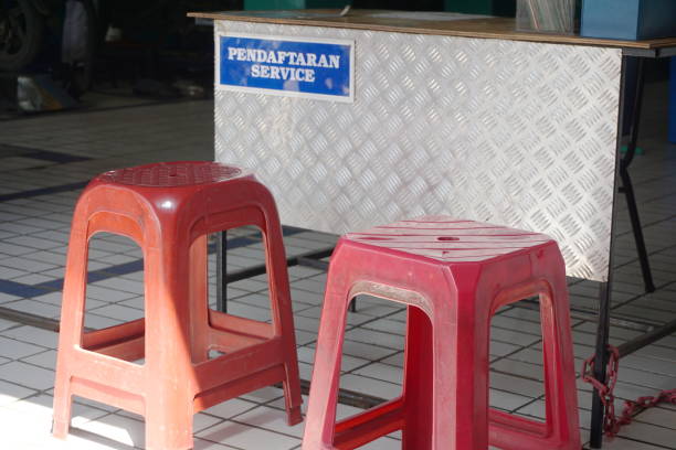 istock Place for motorbike service registration 1455232414