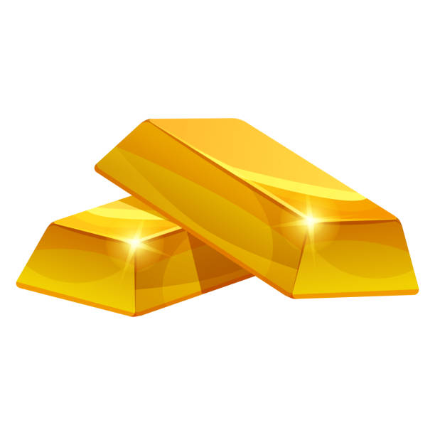 stapel goldbarrensymbol, barren. symbol des reichtums währungsinvestition, treasury luxus reich - barren stock-grafiken, -clipart, -cartoons und -symbole