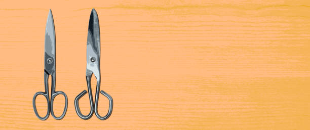 Free Stock Photo of Pair of Multi-Tool Scissors on Brown Surface ...