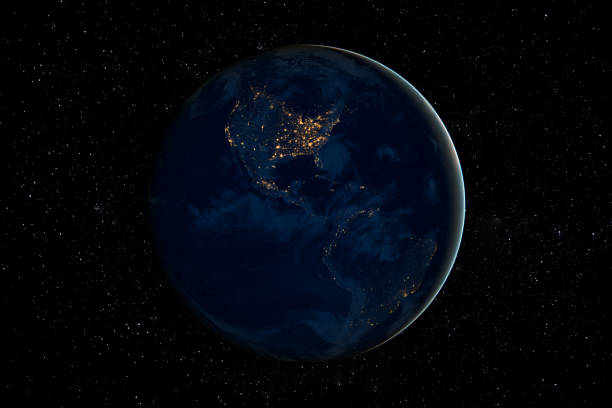 istock Planet Earth in Space surrounded by Stars. 1455239327