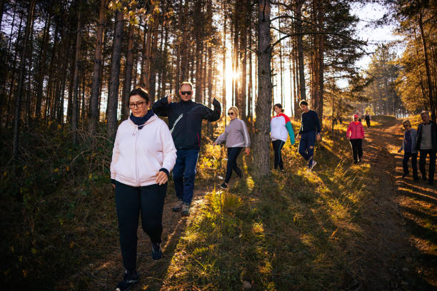 Free Stock Photo of Group of People Walking Through a Forest | Download ...