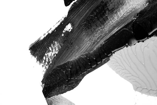 istock black white abstract acrylic painting color texture on white paper background by using rorschach inkblot method 1455252051