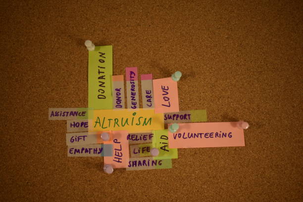 istock Altruism message on a paper on a pinboard 1455252230