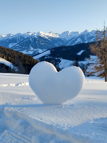 A Heart in Snow Austria