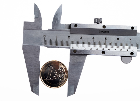 wooden ruler including clipping path