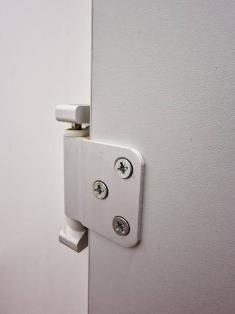 istock Close up of a door hinge 1455262942