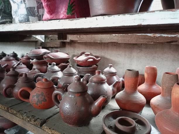 istock Crafts from clay and natural stones 1455264715