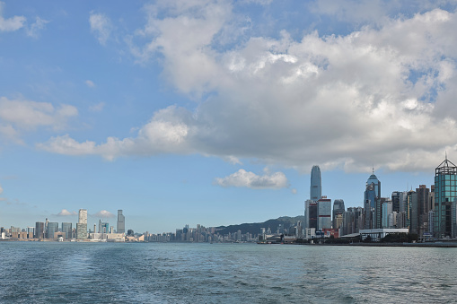 29 Nov 2022 the Victoria Harbour at day time, hong kong