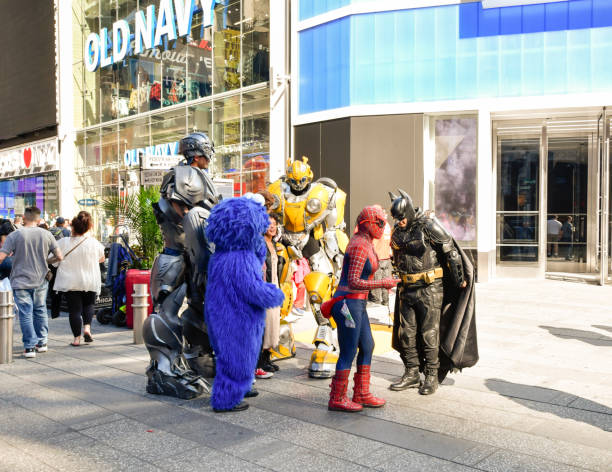 New York, Manhattan, September 29, 2022: Times Square offers many activities for visitors.