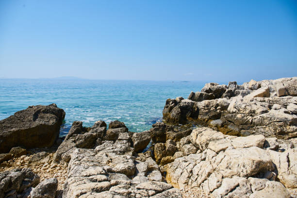 Adriatic sea and beaches of Pag island