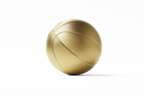 white and gold basketball