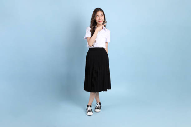 istock Girl in Student Uniform 1455286210
