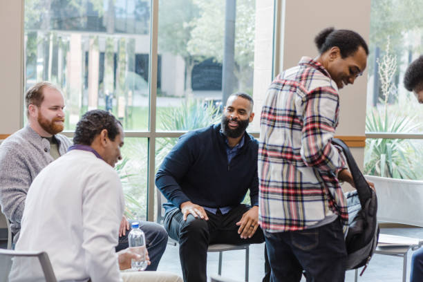 istock Diverse group of men meeting 1455291112