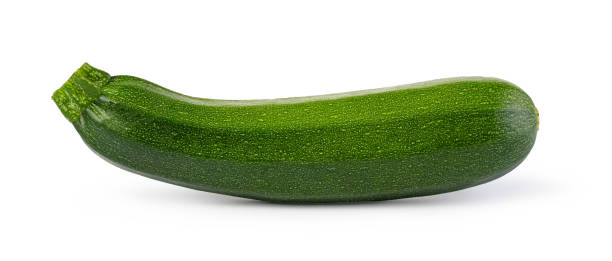 istock fresh green zucchini on white background 1455292757
