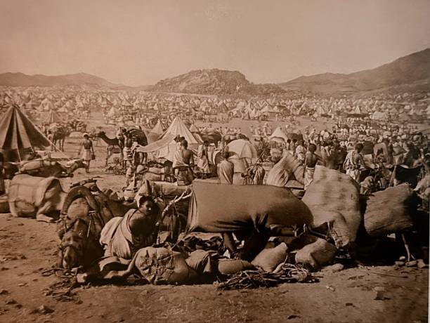 istock Mount Arafat during the annual gathering of pilgrims, 1887 1455303135