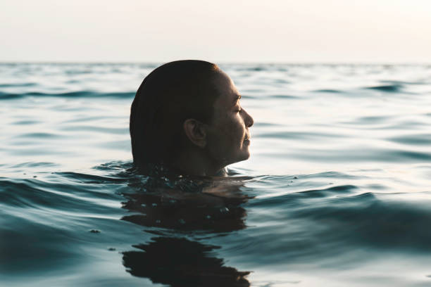 istock Woman in Sea 1455304006