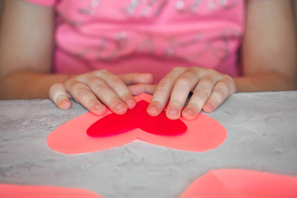 istock Hobby, art concept, DIY gift for Valentine's Day 1455304515