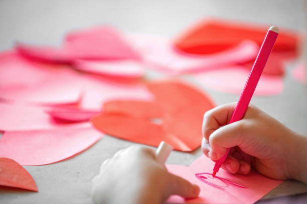 istock Hobby, art concept, DIY gift for Valentine's Day 1455304547