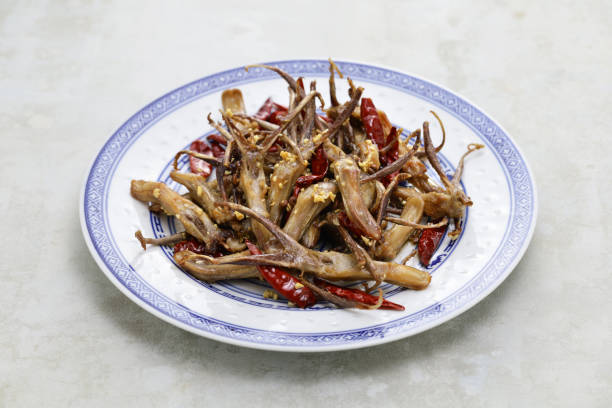istock Sichuan hot and spicy duck tongue. 1455304574