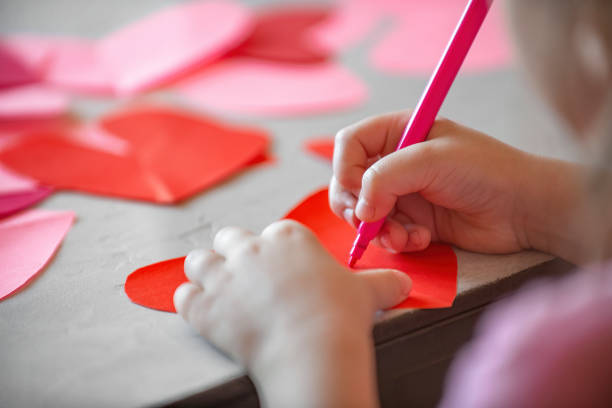 istock Hobby, art concept, DIY gift for Valentine's Day 1455304576