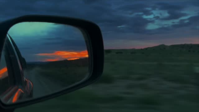sunrise rearview mirror