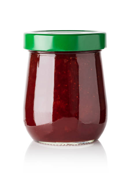istock Jars of jam isolated on white background 1455314591