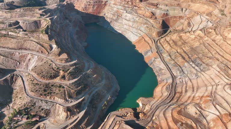 Abandoned Open-pit iron mine