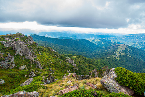 View at Stara planina mountain in Serbia
