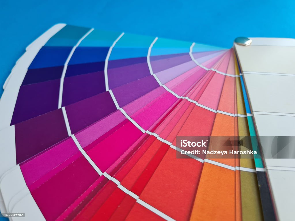 Color Swatches Book Rainbow Sample Colors Catalogue Choice Of Color