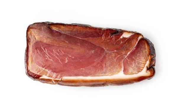 istock Italian prosciutto on a white 1455323702