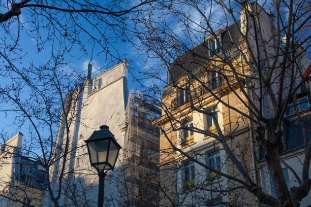 istock Apartment building in Paris 1455323724