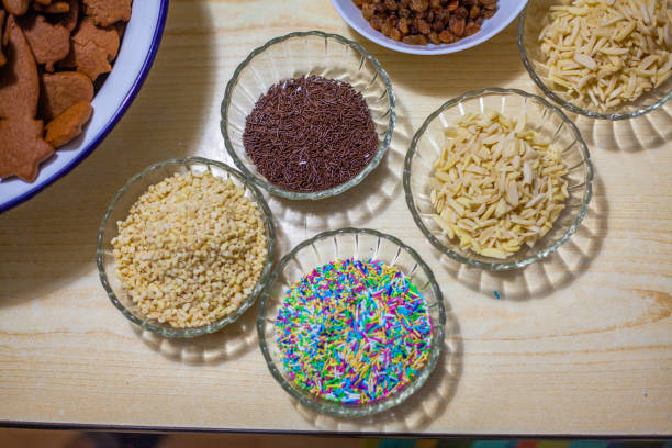 Bowls of cereal and sparkles