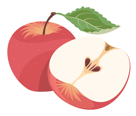Vector Red Apples
