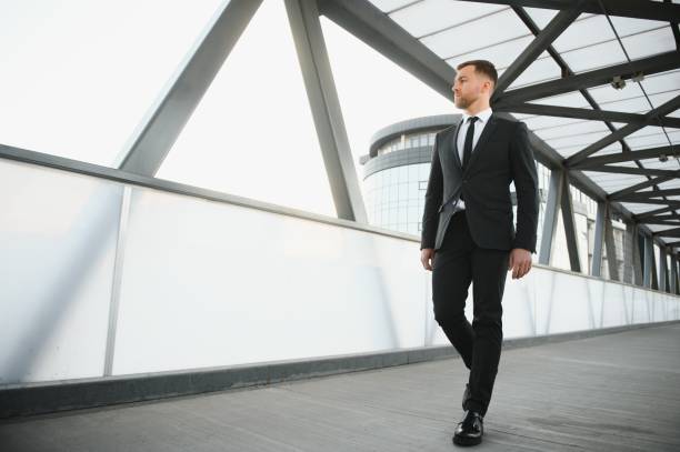 istock Businessman in an elegant city 1455329774