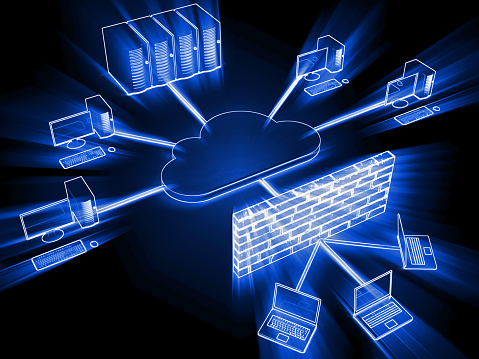 Computer network security firewall server internet cloud computing