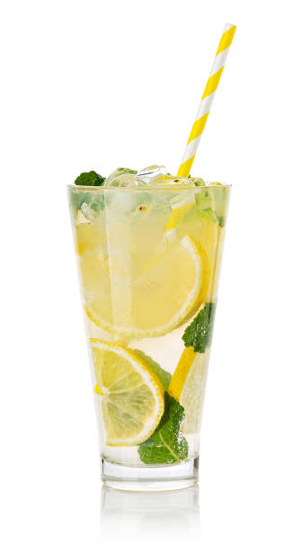 istock Glass of fresh lemonade 1455333834