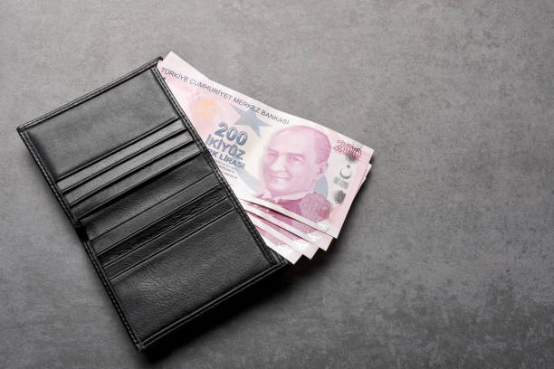 istock Turkish lira banknotes in a wallet 1455340631