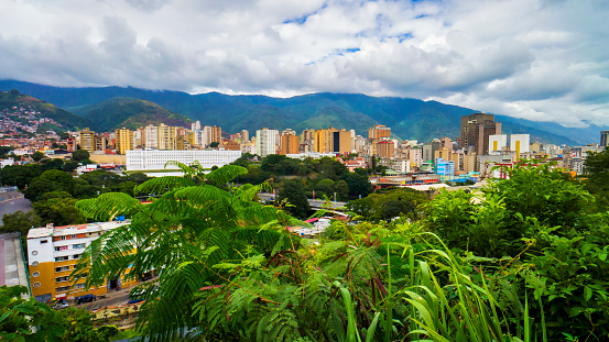 View of the city of Caracas from El Calvario Park