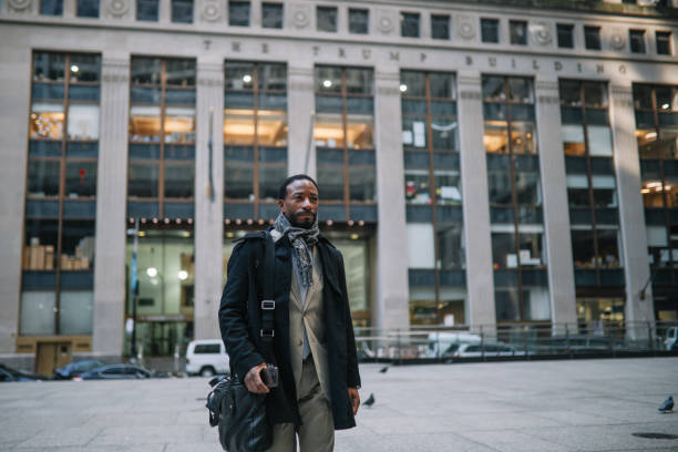 istock Businessman in Manhattan Financial District 1455354449
