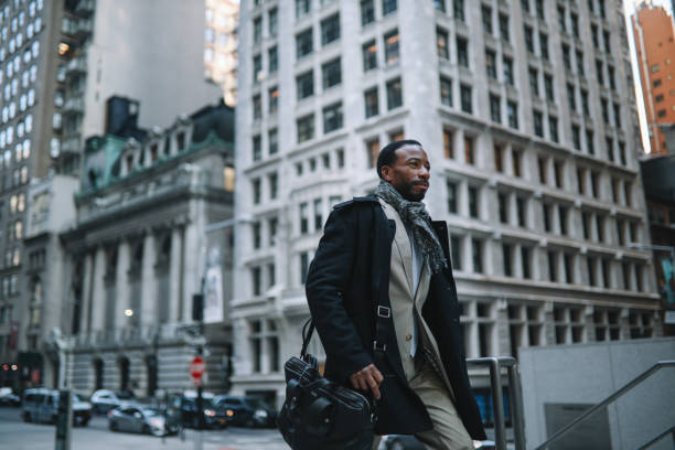 istock Businessman in Manhattan Financial District 1455354609