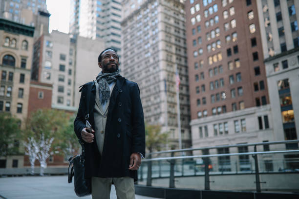 istock Businessman in Manhattan Financial District 1455354807