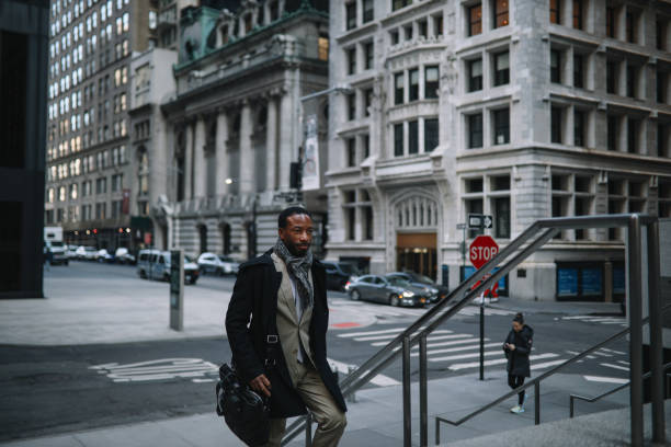 istock Businessman in Manhattan Financial District 1455354828