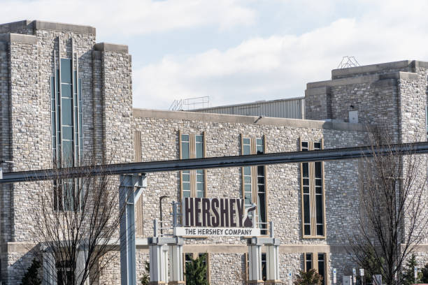 Hershey Corporation Headquarters in Hershey, Pennsylvania stock photo