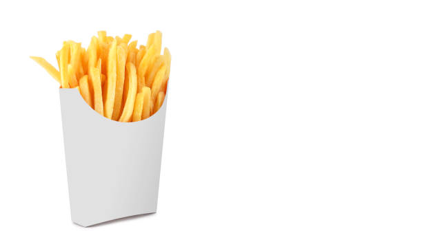 istock French fries in a white paper box isolated on white 1455380981