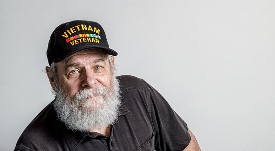Retrato de veterano de la guerra de Vietnam militar de EE. UU. photo