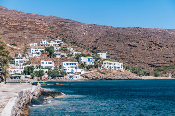 Summer vacation in Greece: views and landscapes of Cyclades islands. The island of Kimolos